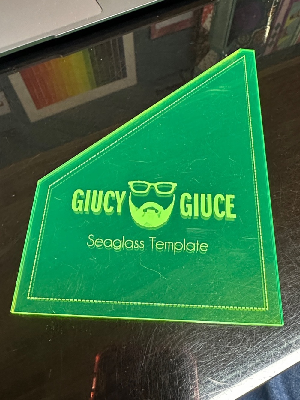 Guicy Guice Seaglass Template Ruler